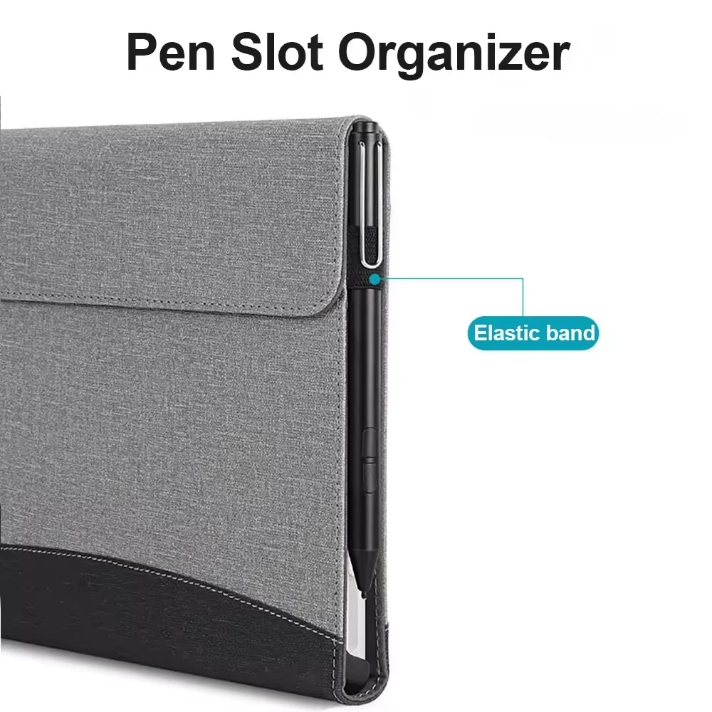 product laptop case cover for microsoft surface pro 10 9 8 7 protection multi angle with pen slot organizer certified myc6174 for-4