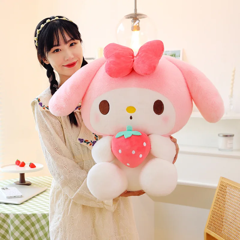 Hl Kawaii Big Size Peluche Sanrie Products Sweet Stuffed Kuromi My ...