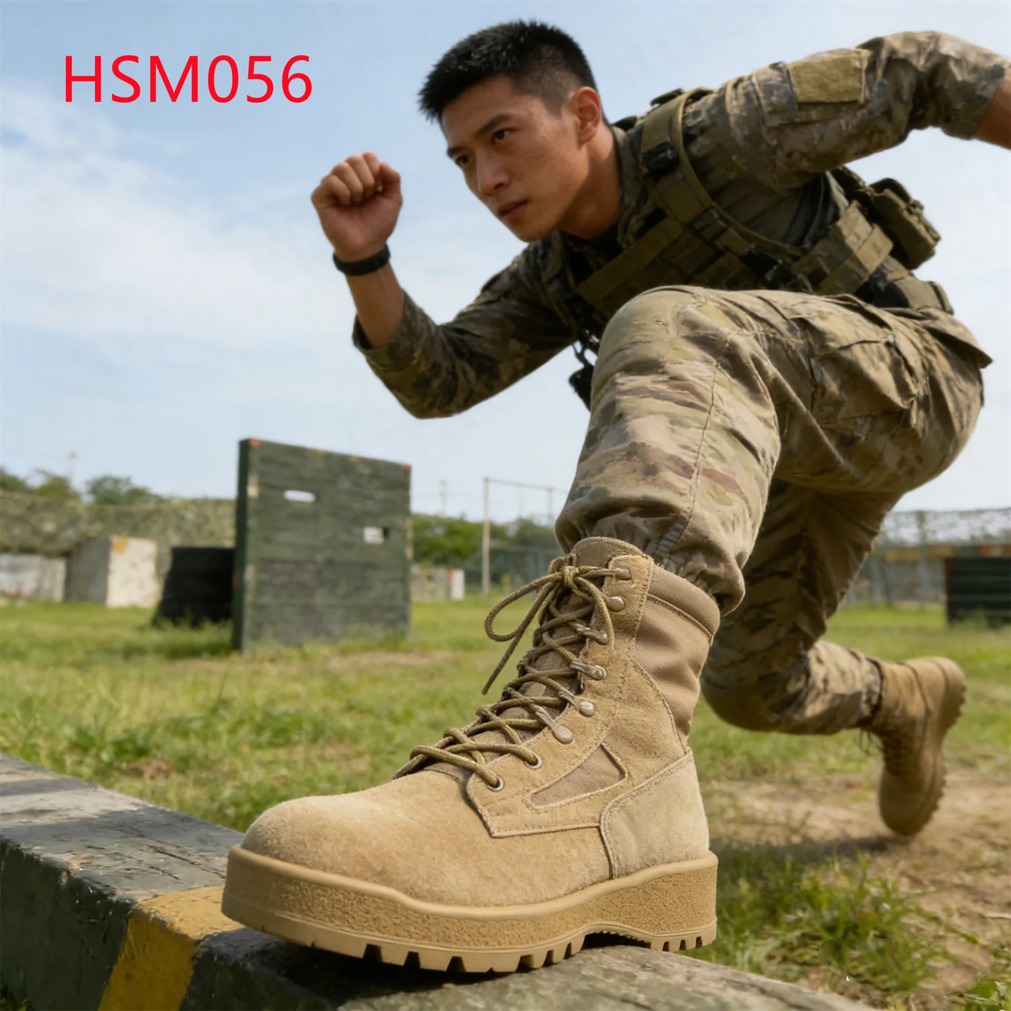 LXG Coyote Color Desert Combat Belleville Boots - Anti-slip