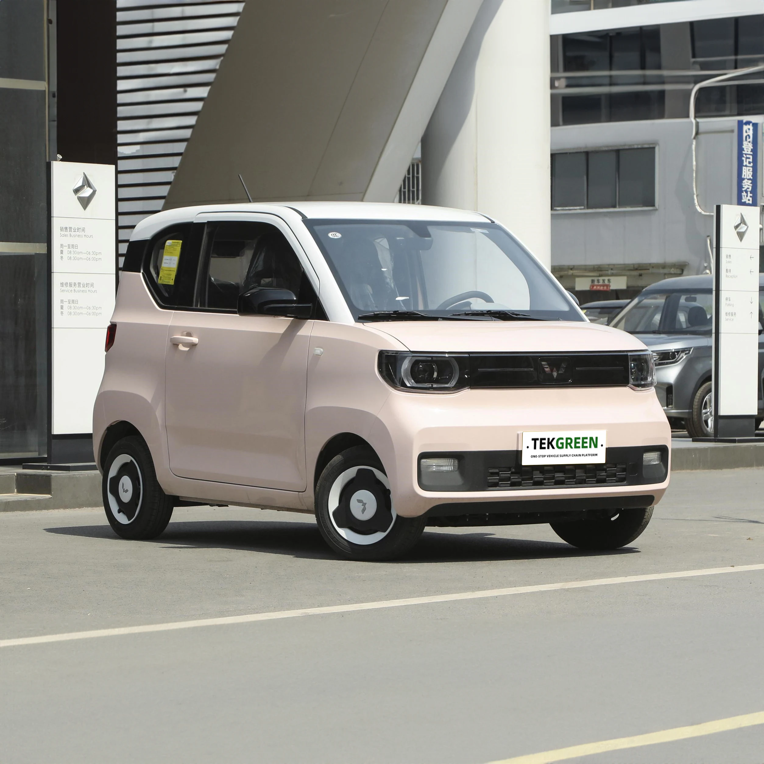 Wuling Mini Ev Macaron Fashion Left Hand Drive 120km 4 Seats Cheapest 4 ...