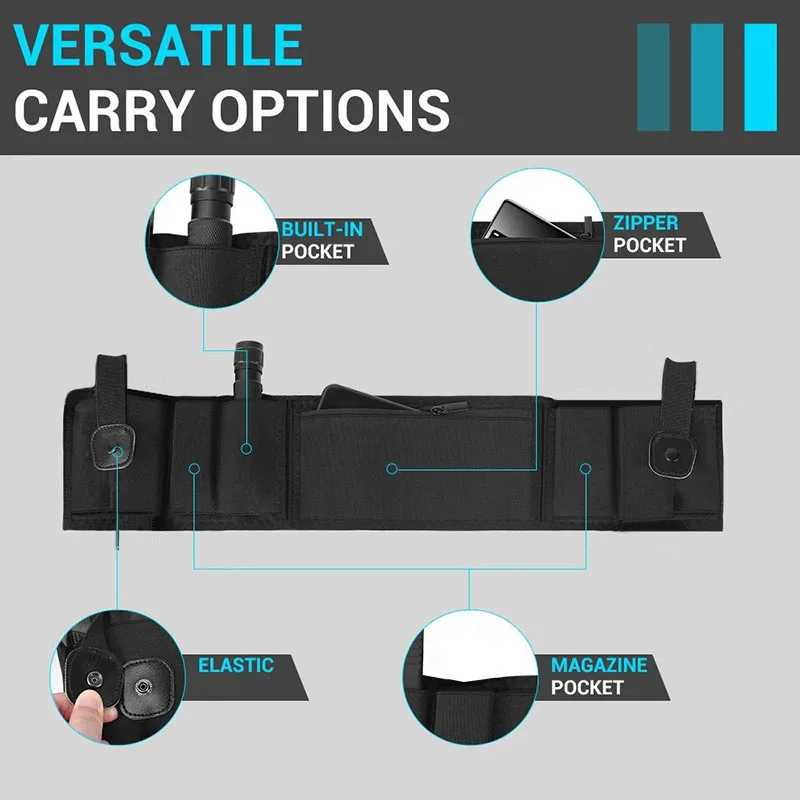 Universal Outdoor Practical Mountaineering Tactical Outdoor Holsters Tactical Concealed Carry Bag Adjustable Outdoor Belts