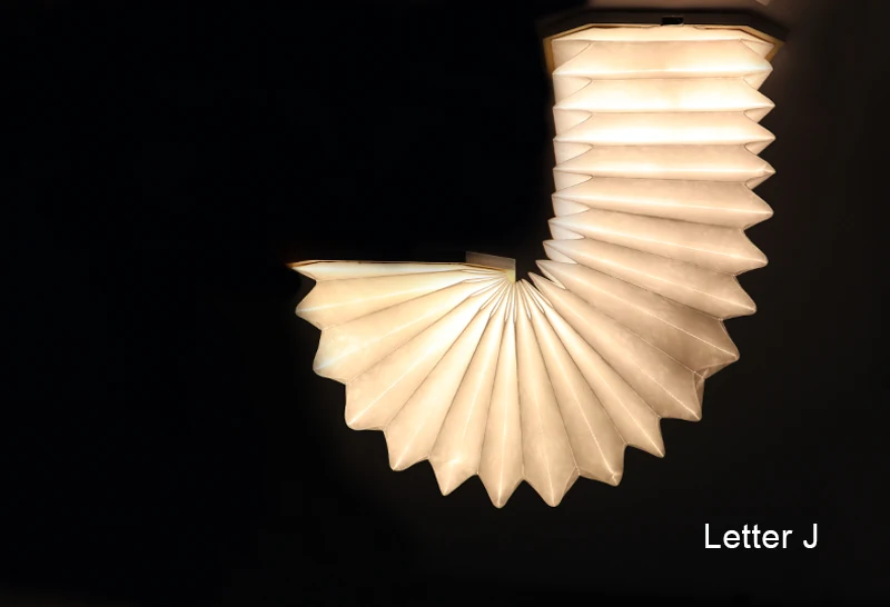 Creative Led Book Table Lights Usb Foldable Flip Paper Cultural Novelty Modern Night Organ Desk Lights