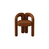 Poltrona in velluto [Diva Brown]