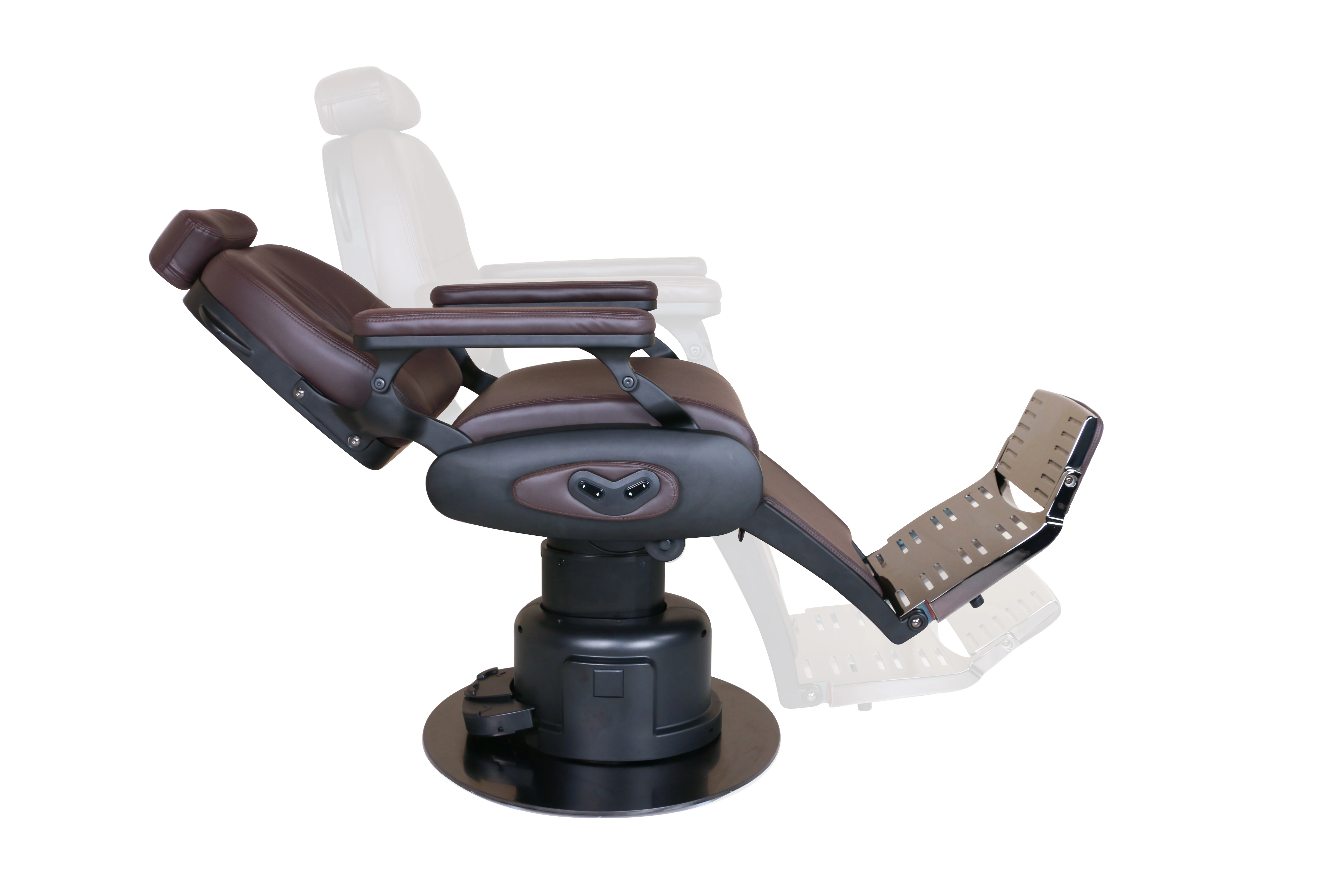 Wholesale Electric Barber Shop Hair Dress Chair Synthetic Leather Black Salon Belmont Barber Chair for Hair Style