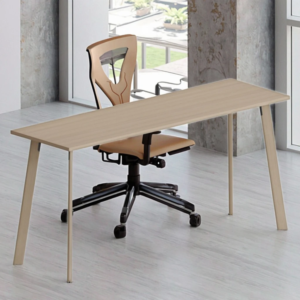 Modern Bar Counter Table with Aluminum Oak Clamp Finished Legs for Professional Commercial Use 6