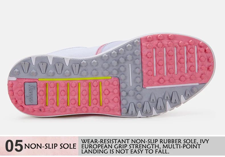 New golf shoes ladies waterproof shoes spin buckle laces spring and summer non-slip sports shoes