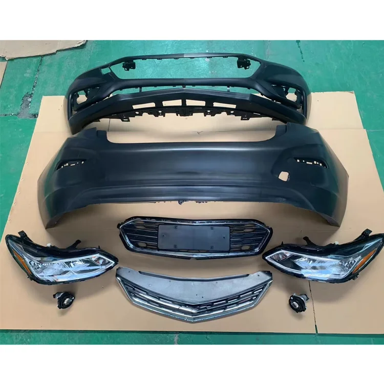 KEBEL Head Lamp Car Accessories OEM 84051793 84201239 23370564 Large Stock Grille Front Bumper Set for Chevrolet Cruze 2017