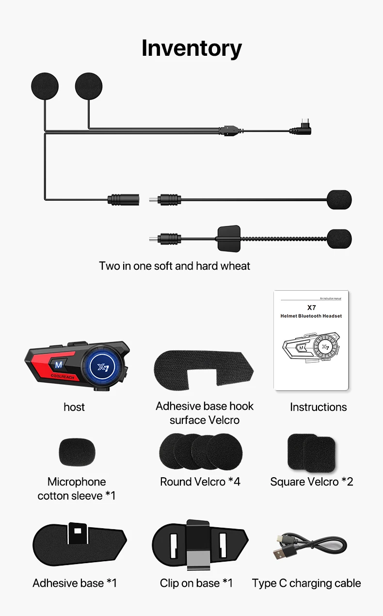 High Quality Fast Delivery Helmet Motorcycle Headphones