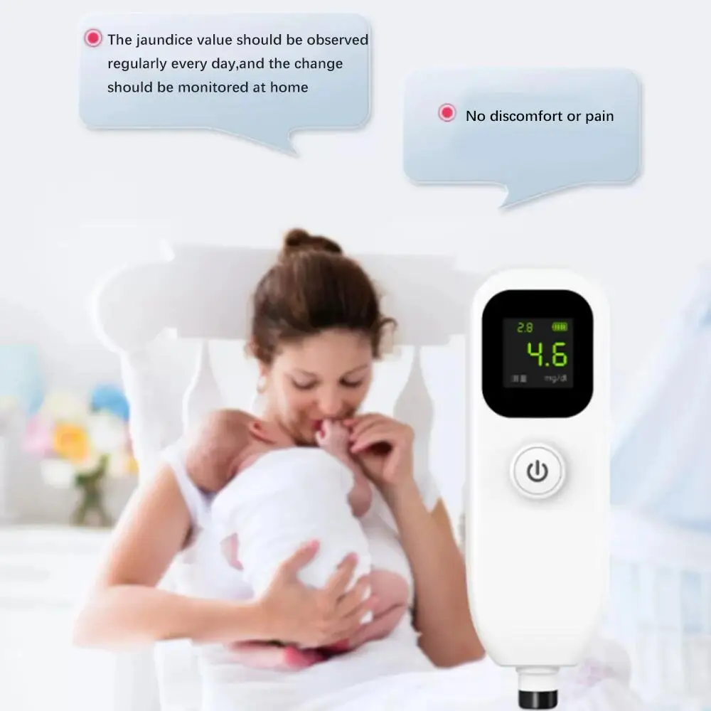 Hotsale Light Portable Bilirubin Meter Transcurtaneous Jaundice Meter Price Bilirubin Jaundice Detector Meter