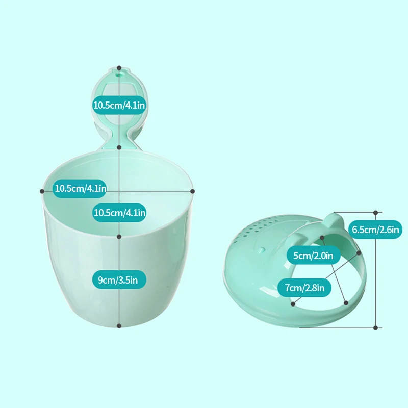 Spoon Rinse Wholesale Cartoon Baby Shower Spoons Children Shampoo Cup Bathing ...