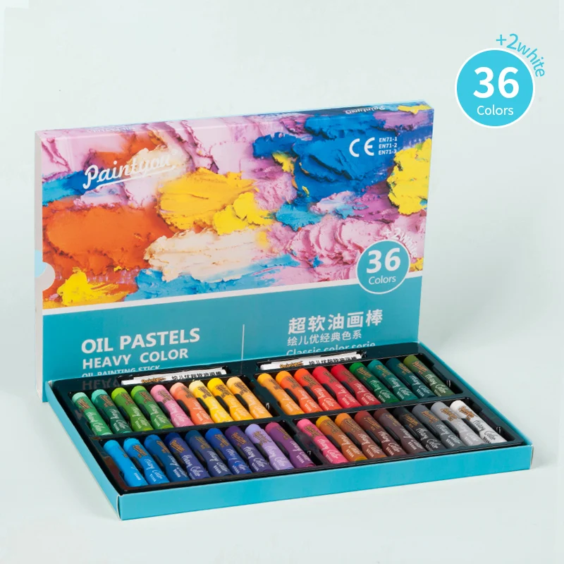 Oil Pastels, 16 Per Box, 6 Boxes BIN524616-6