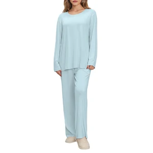 Stretchy Comfort Women's Pajamas Bamboo Viscose Sleepwear Lounge Wear Sets PJ Custom Ladies Loungewear