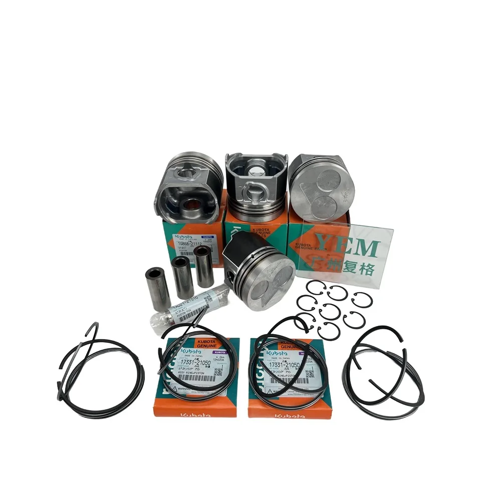 V3307 V3600 V3800 V4000 Construction Machinery Piston Kit for Kubota Diesel Engine Machinery Engine RIK Ring ART Piston