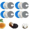 Ensemble de coton filtrant (4 ensembles)