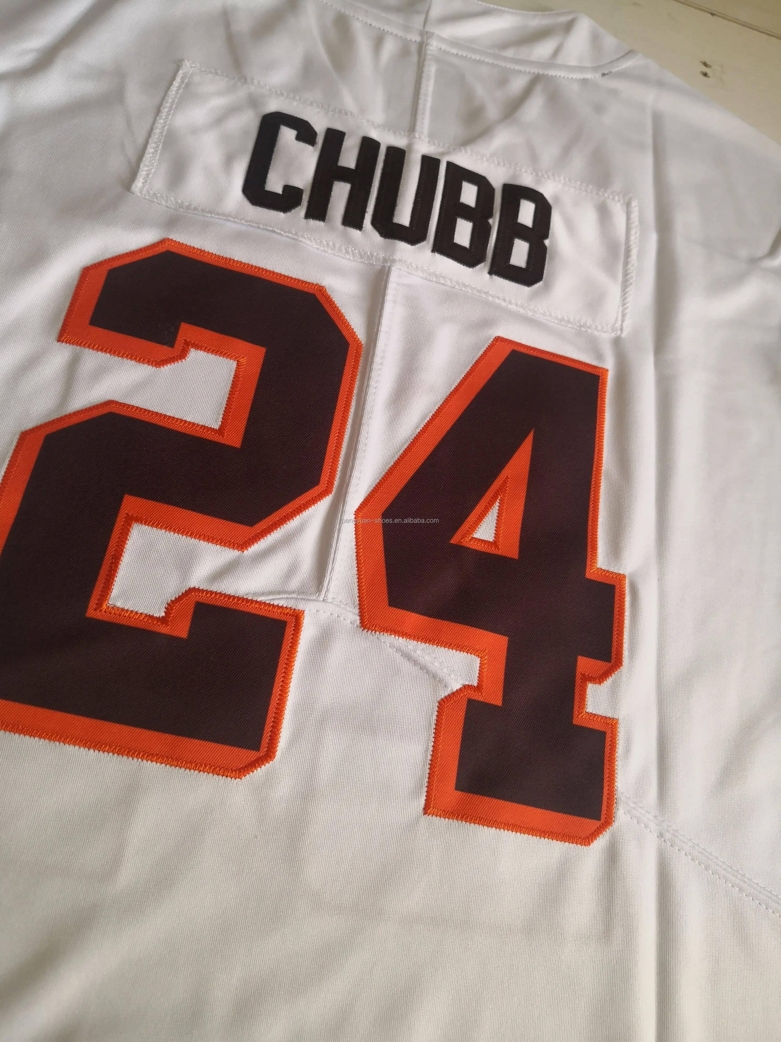 Wholesale Best Quality #24 Nick Chubb #95 Garrett #4 Deshaun