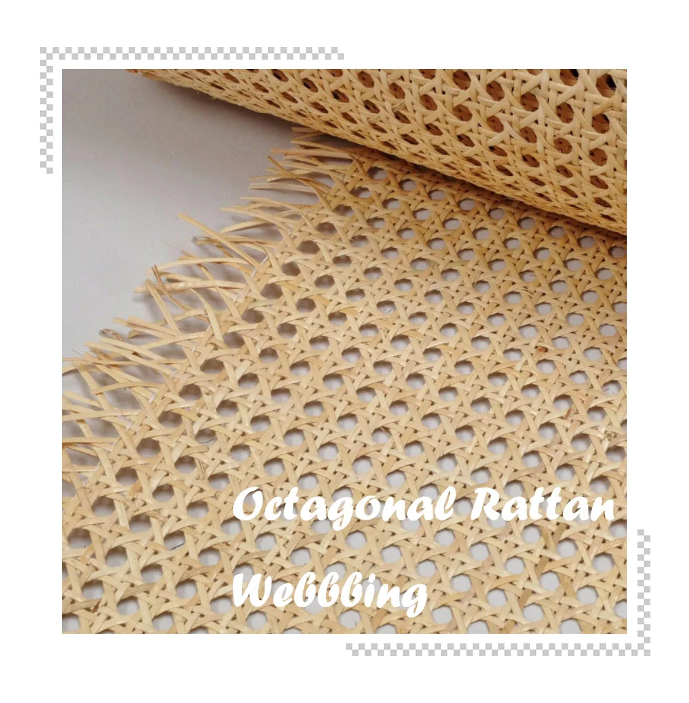 20-80CM Natural Cane Webbing Real Indonesia Rattan Roll Woven