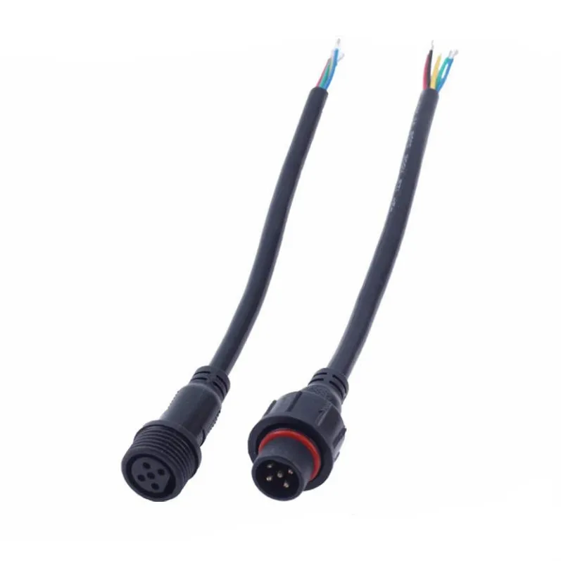 Connecteurs Étanches 2 Broches - Lot De 12 - Pour Câbles 18-22 AWG - 24V 10A - Clip Rapide