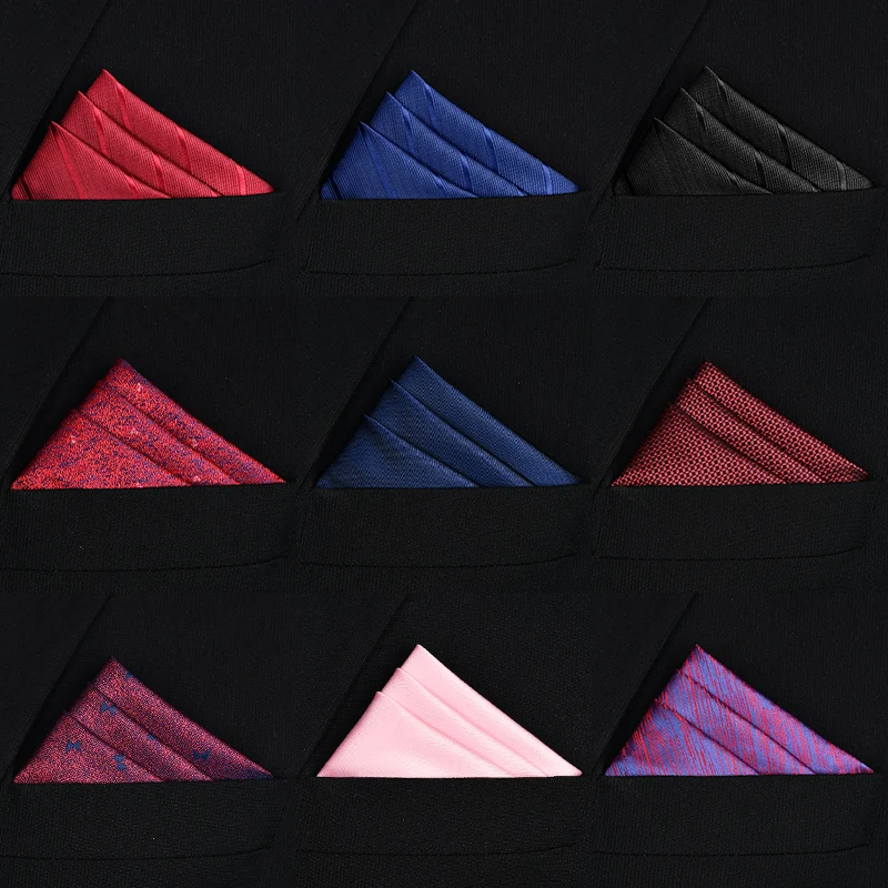 Men's Paisley Microfiber Pocket Square Handkerchief - 12x12 Inches Wedding Prom