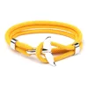 Yellow rope, silver fish tail 8