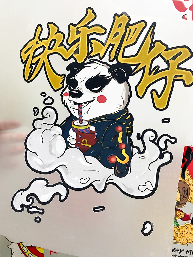 Lansong Small Size Pink A3 DTF Inkjet Printer T-Shirt Printing Machine T-shirt Clothes Pants Pillow Shoes Jeans Printing manufacture