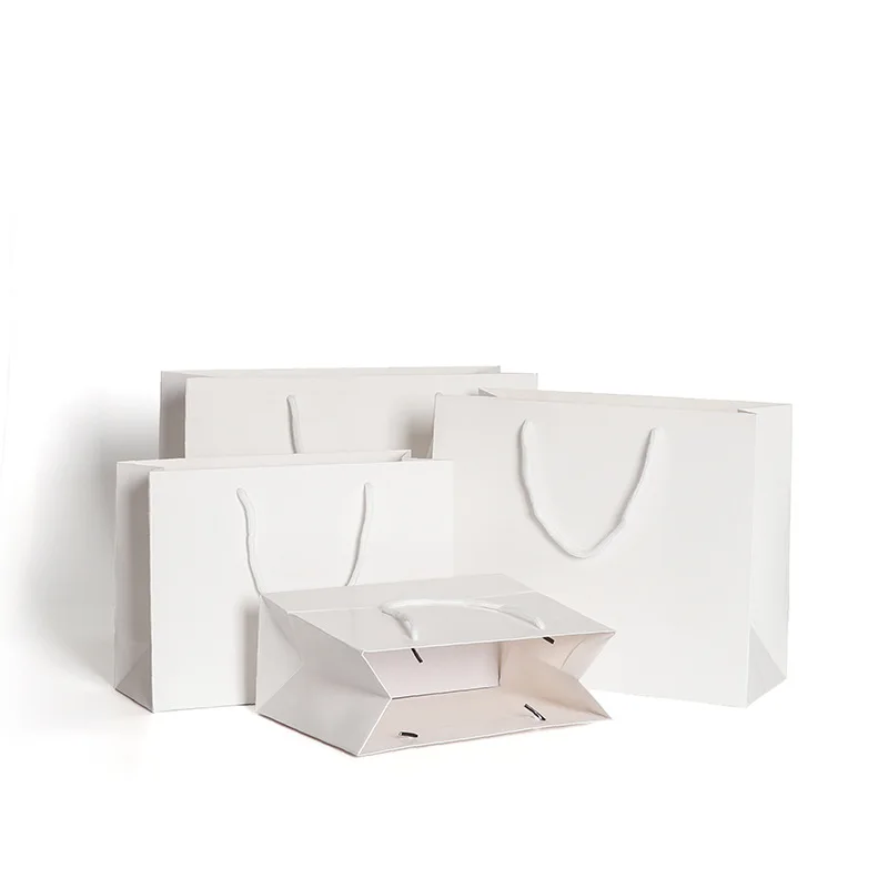 white paper bags