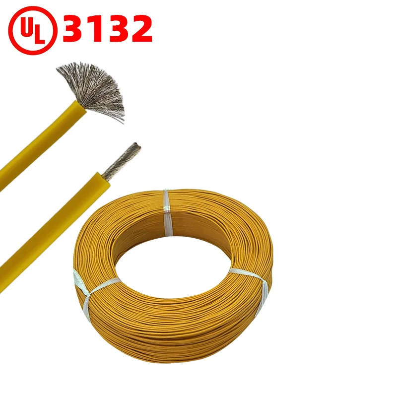 UL3132 Custom Electrical Cable Wire Tinned Copper Soft Silicone Rubber 4-12 AWG Stranded Overhead Application for House Wiring