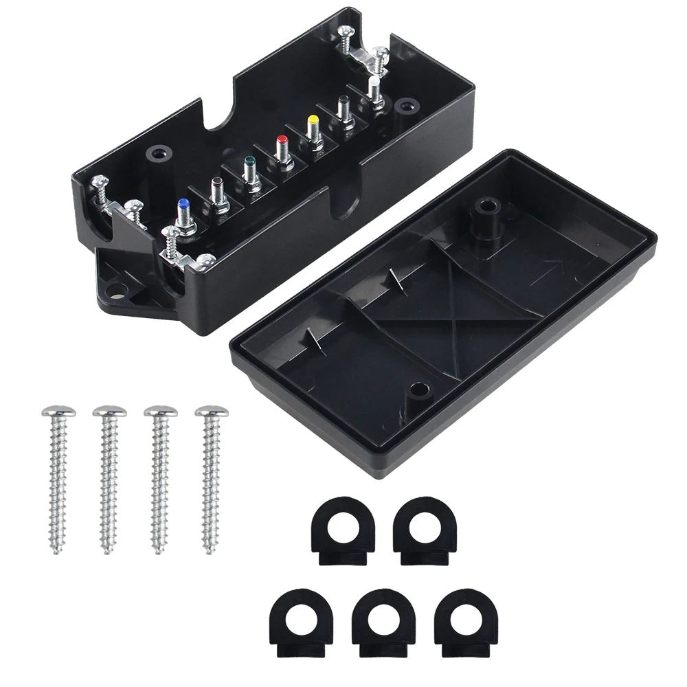 Universal Plastic Trailer Wiring Box 7 Way Waterproof Electrical
