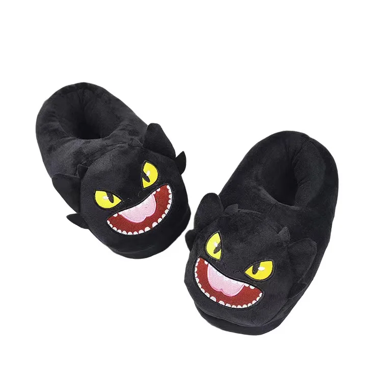 black dragon slippers