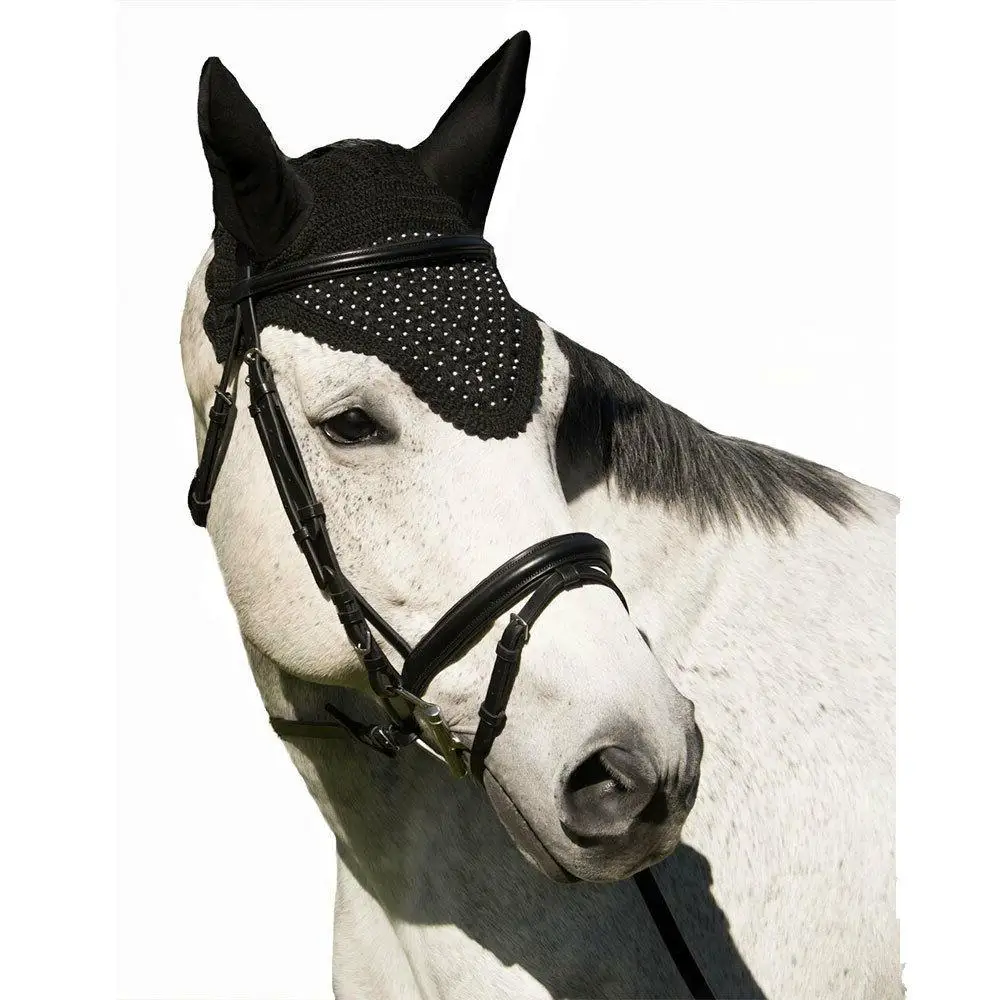 Bonnet d'équitation anti-mouches insonorisé Silence Equestro
