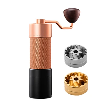 KAJIANG 60 Grade Adjustable Settings  Hand Espresso Coffee Grinder Conical Burr Aluminum Alloy Manual Coffee Grinder