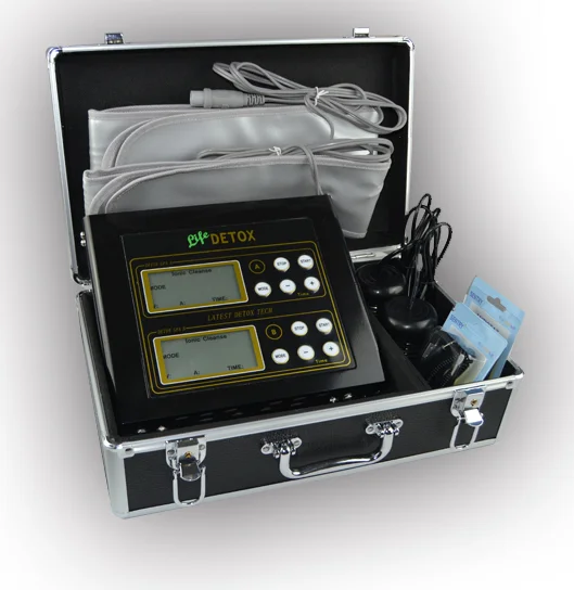 Portable Dual Use Ion Detox Foot Spa Ionic Detox Cleanse Machine