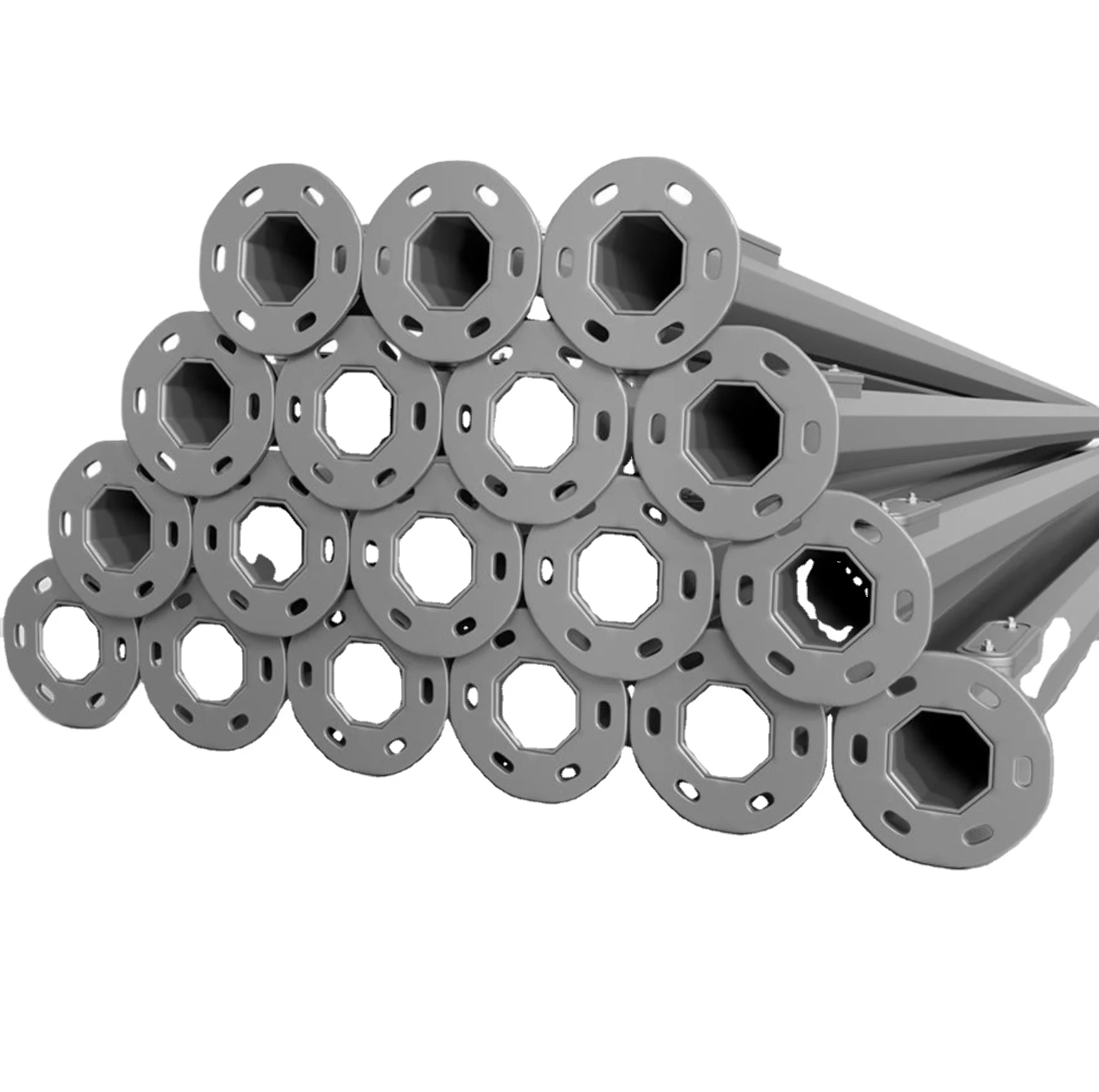 3 м Q235 оцинкованная стальная опора для уличного освещения на заказ высота сада уличная дорожная лампа доступная квадратная восьмиугольная