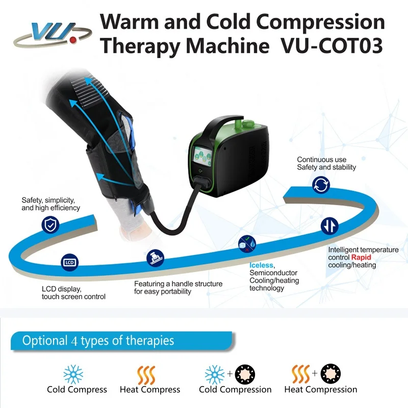 intelligent cold and hot compression therapy instrument for athletes knee pain-0
