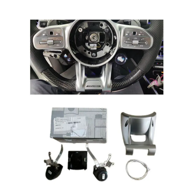OLED Dynamic Wheel Steering Control Rotary Switch Set for Mercedes