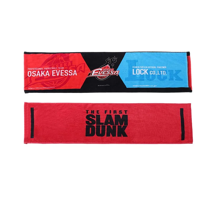 Custom Logo Printed Cotton Sport Gym Rally Towel