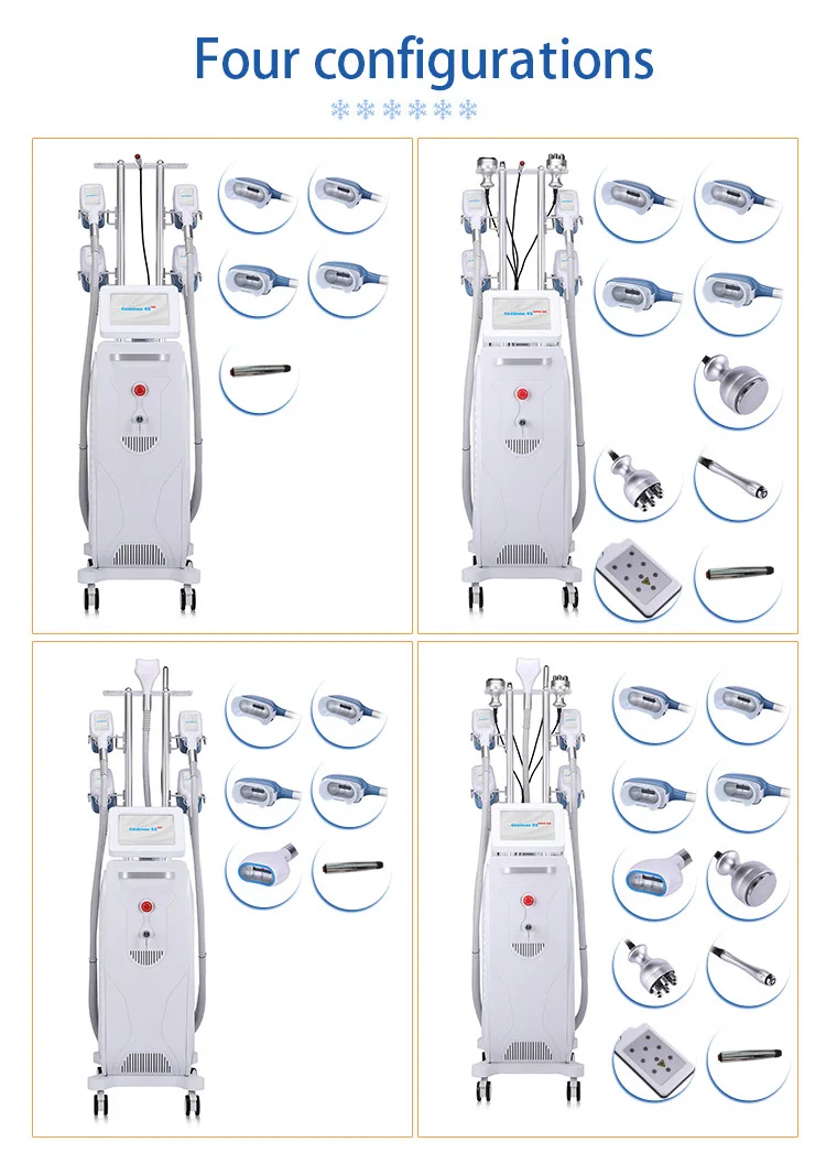 Frozen Fat Reduction Machine Cryo Therapy Beauty Equipment Slim Body Frozen Fat Reduction Equipment