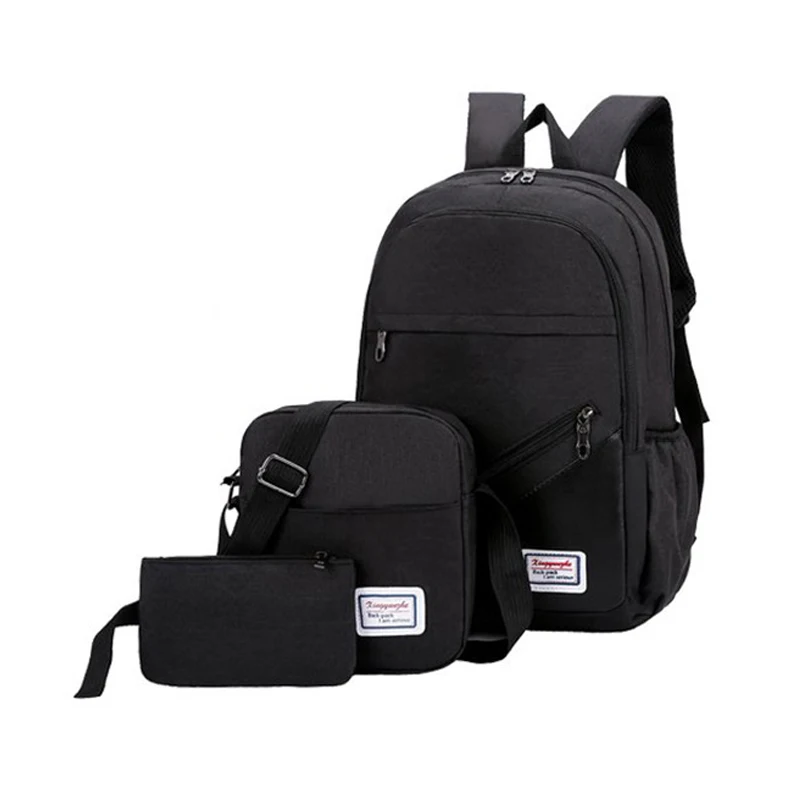 3 Pieces Laptop School Backpack Shoulder Bag Handbag Included Cheap Set