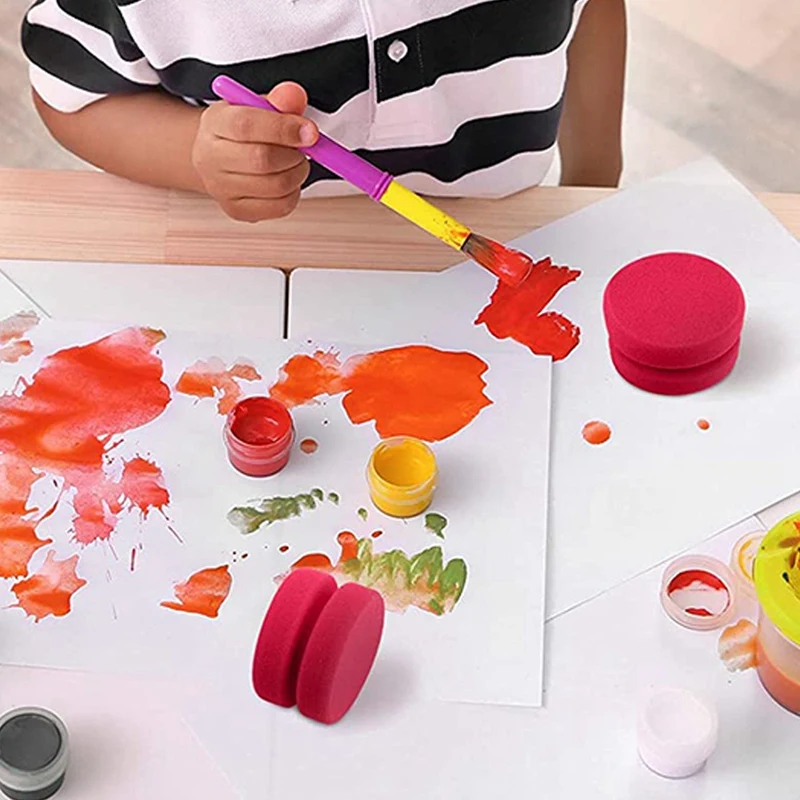 BONNO комплект из 8 шт. тряпок красная краска аппликатор-спонж деталь губка круглой щеткой воск губки аппликатора шины блеск