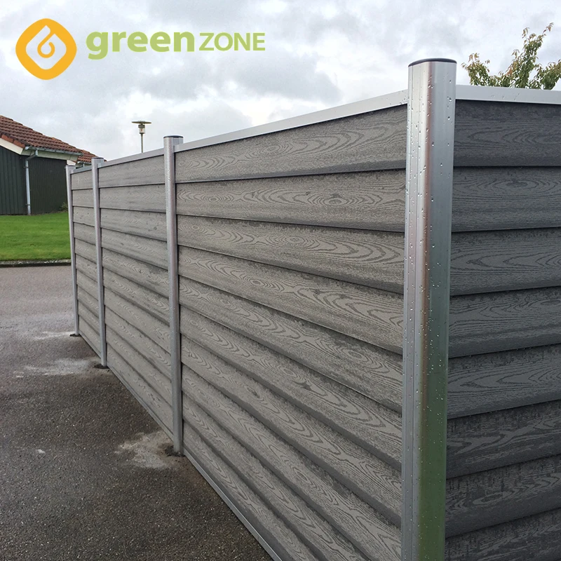 Greenzone  Wpc Garden Fence Decorative Composite Fence Panel Decorative Fencing