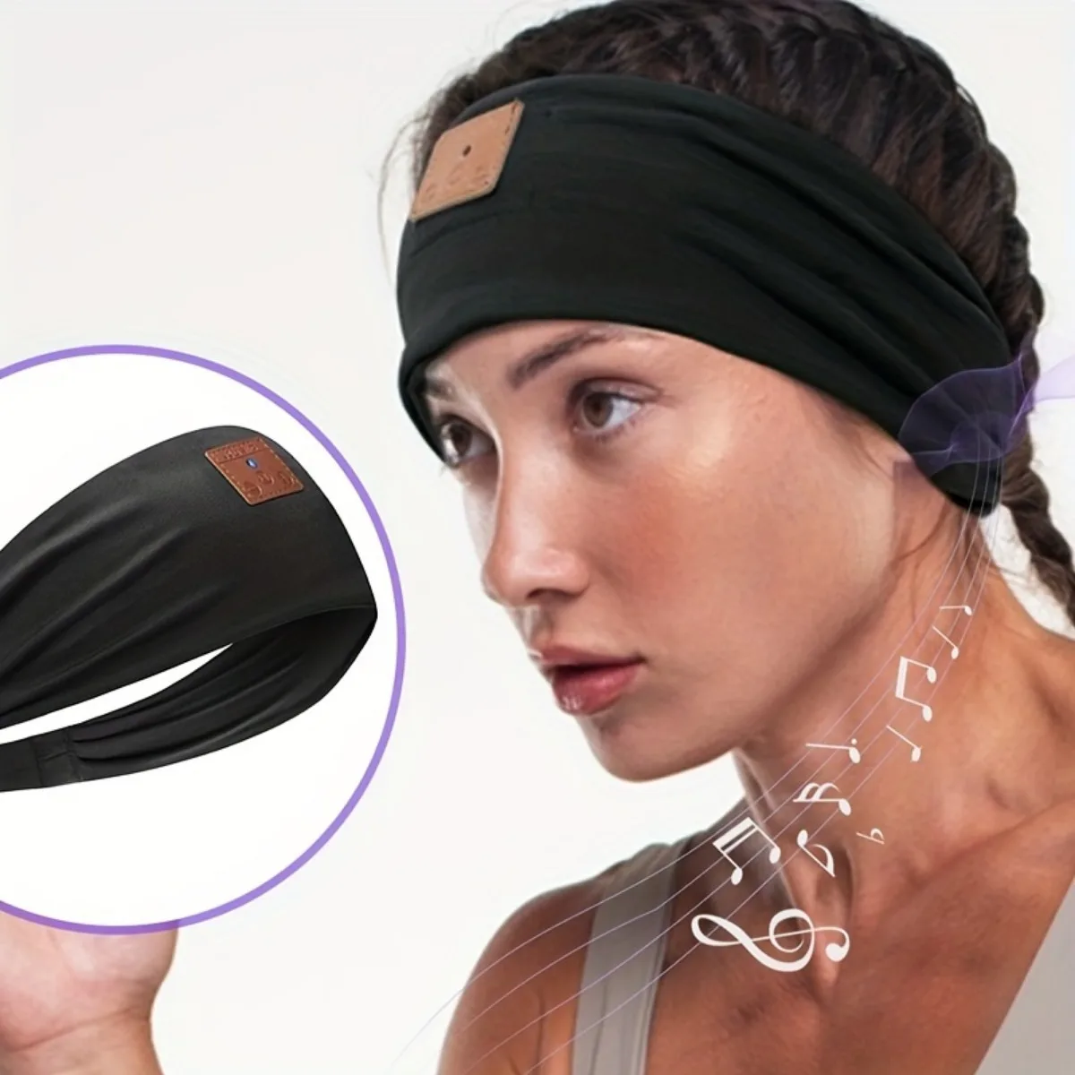 Music Headband  Sport BT Earphones Sleeping  Music Headset Eye-mask Headband Indoor Outdoor Wireless Headphones