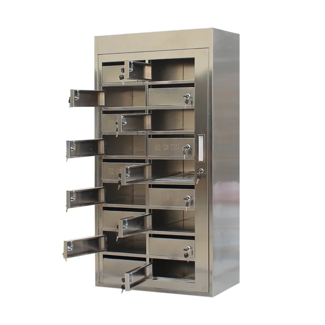 Современные открытые почтовые ящики спереди, настенные, для квартиры, офиса, 18 дверей, запираемые, предварительно собранные почтовые ящики из нержавеющей стали