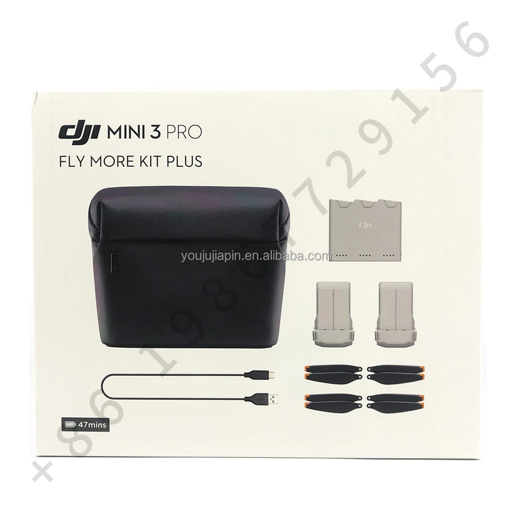 DJI Mini 3 Pro Fly More Kit - Max Flight Time & Two-Way Charging