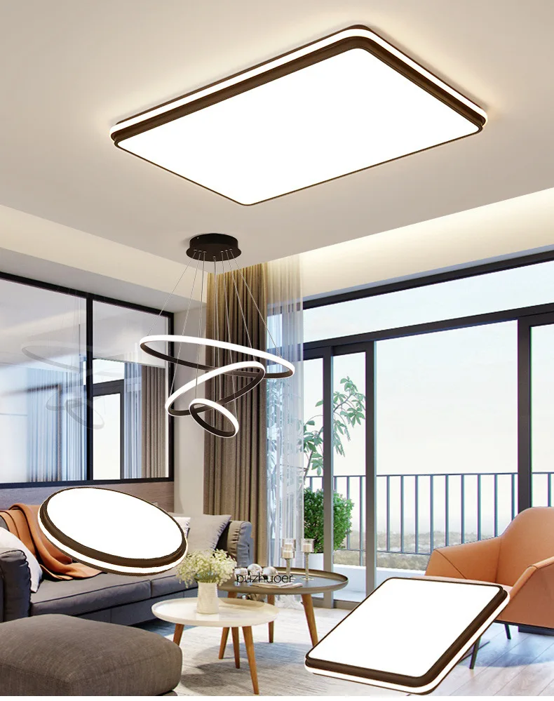 Modern minimalist led ceiling lamp, living room bedroom ceiling lamp dining room chandelier