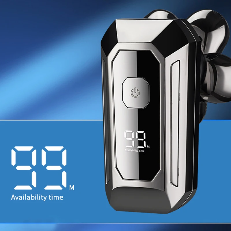 USB Rechargeable Electric Shaver Trimmer Bald Razor Six Blade for Household RV Use Intelligence Beard Shaver for Hotel manufacture