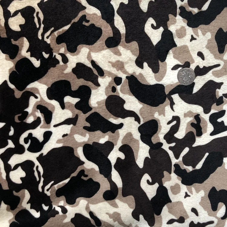 Cow Print Fabric Honeycomb Print Fabric