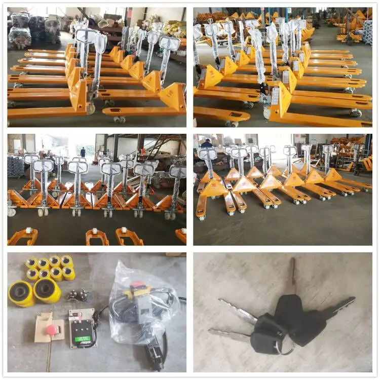 Manual Hydraulic Hand Pallet Jack Total Fork Lifter Truck
