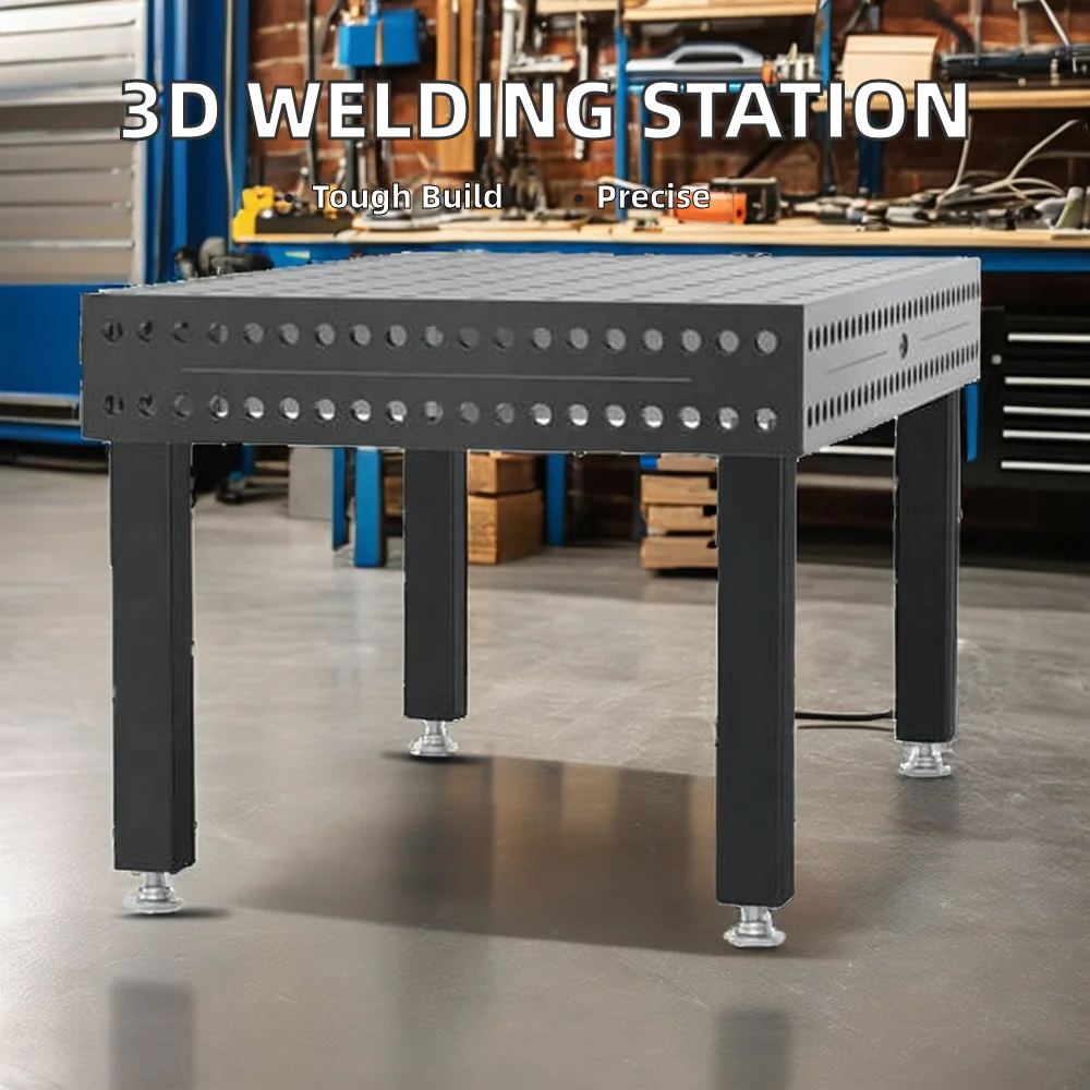 TKweld HT250/Q355 New 3D Flexible Plasma D16/D28 Nitriding Welding Table CE Certified for Soldering Stations factory