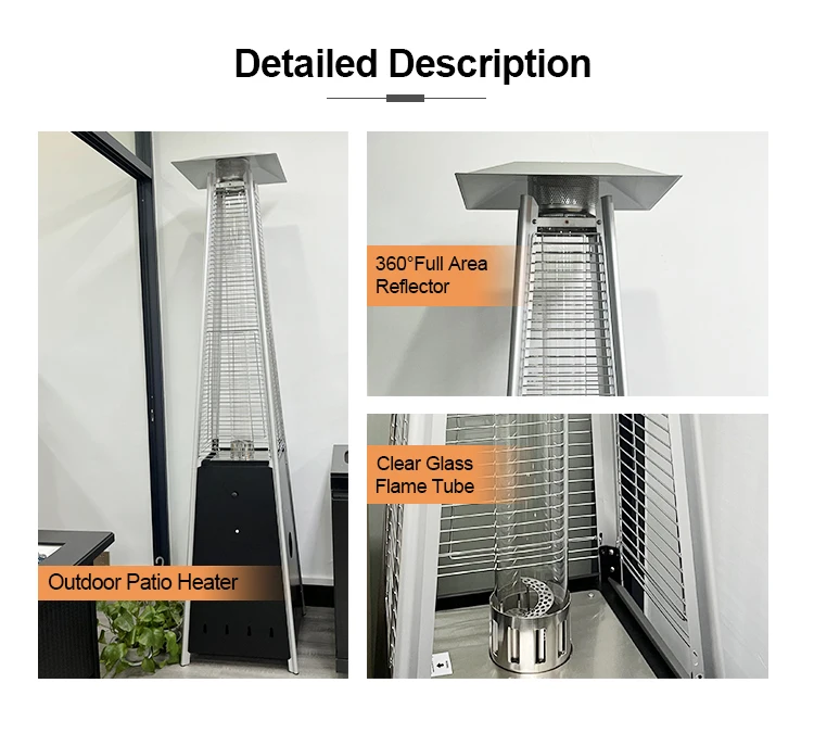 Portable Propane Table Top Pyramid Glass Tube Patio Heater,Cheap ...