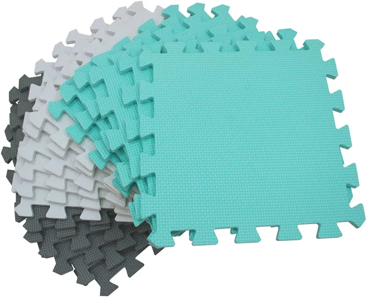 Wholesale Large Portable Small Size Foam Puzzle Mats Colorful EVA Soft Baby  Play Mat for Floor Protect
