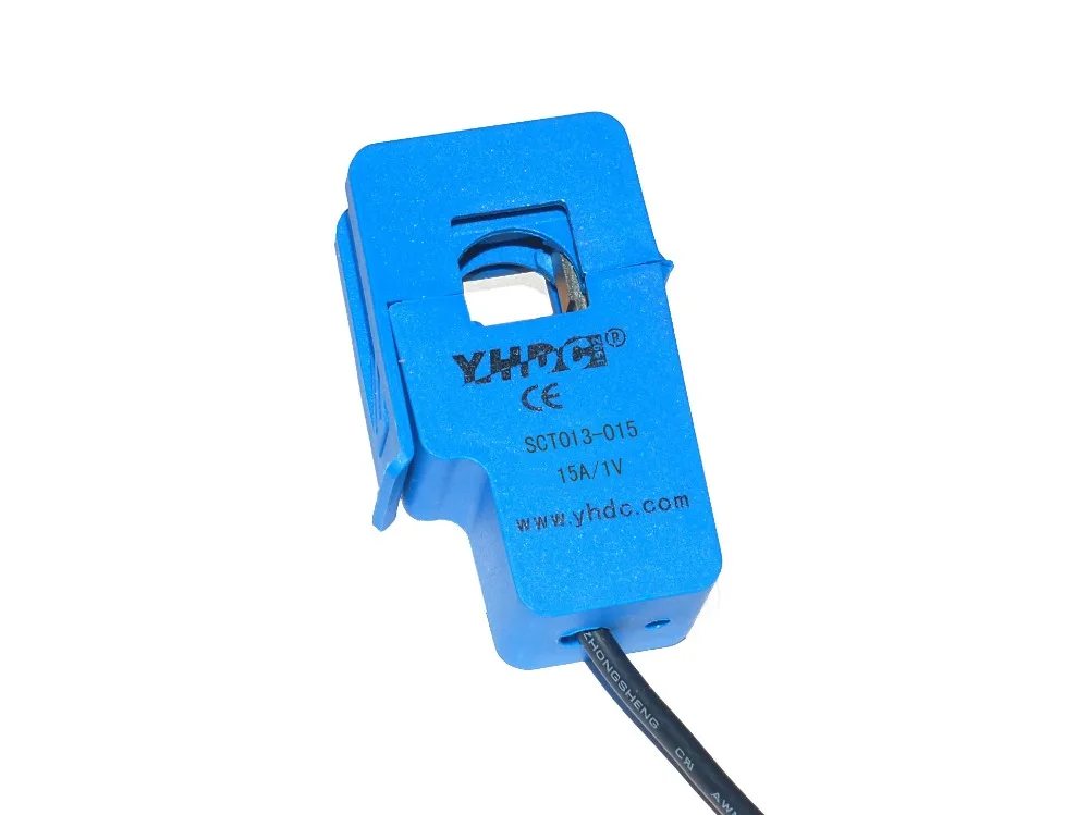 2 Capteurs De Courant AC SCT-013-000 - Transformateur à Noyau Divisé 100A, Non Invasif